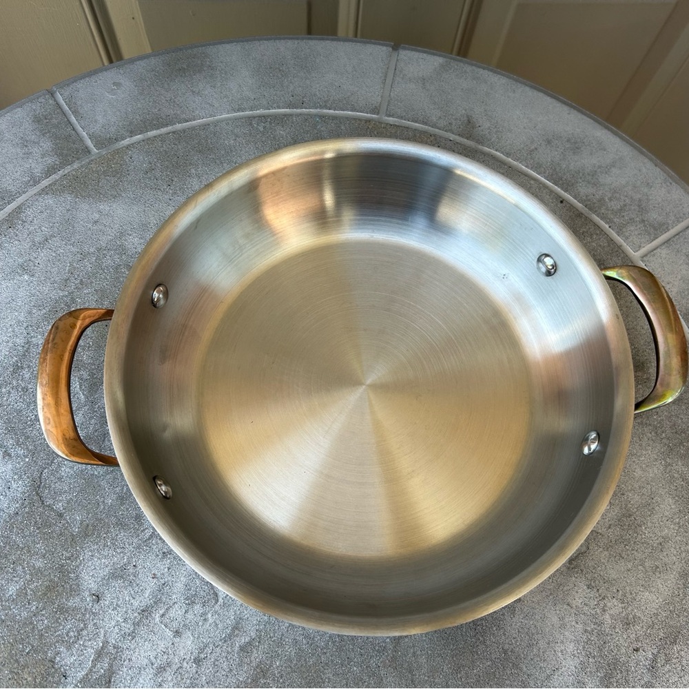 Biltmore Stainless  Steel Copper Handler 10” Skillet NO LID